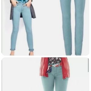 Cabi Womens 6 Tidal Blue Curvy Fit Skinny Jeans Style 5170